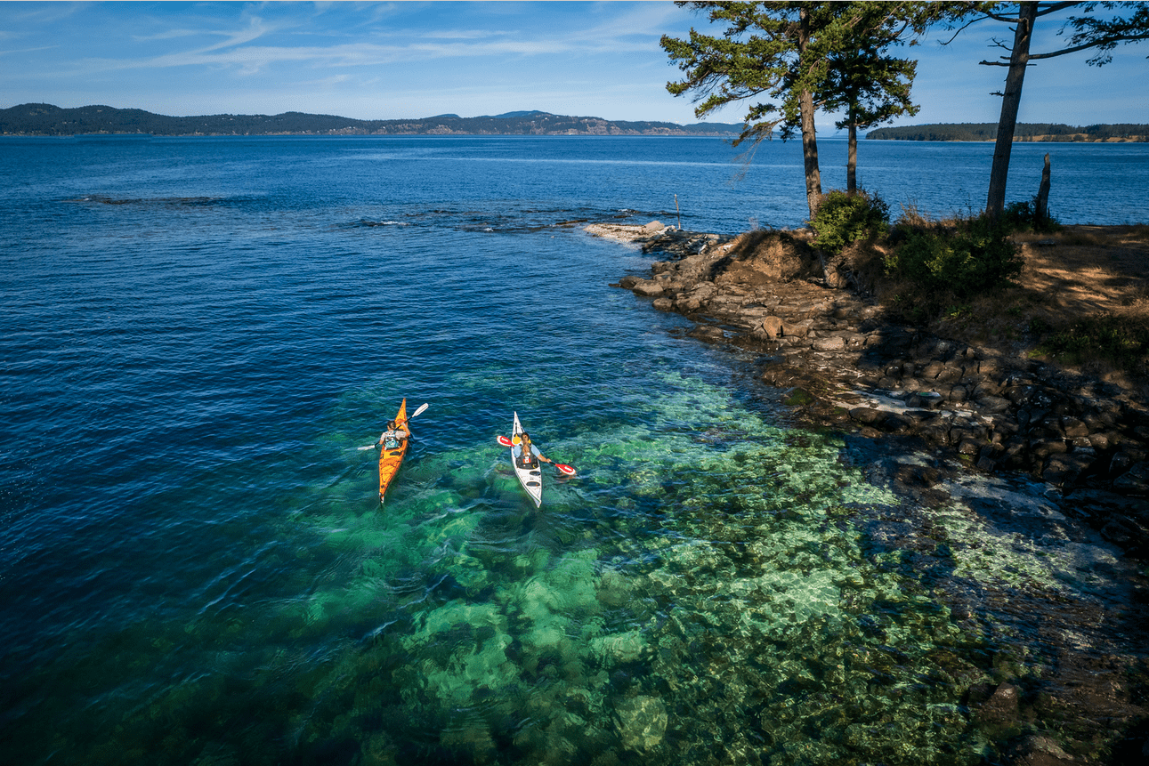 Kayaking Southern Gulf Island