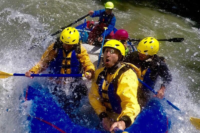 Rafting on the Slocan River